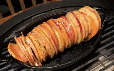 Sliced Sweet Potatoes and Apples