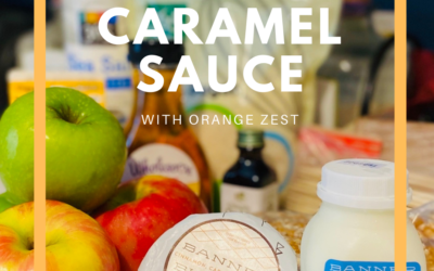 Cinnamon Cardamom Ginger Caramel Sauce with Orange Zest