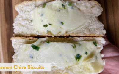 Lemon Chive Biscuits