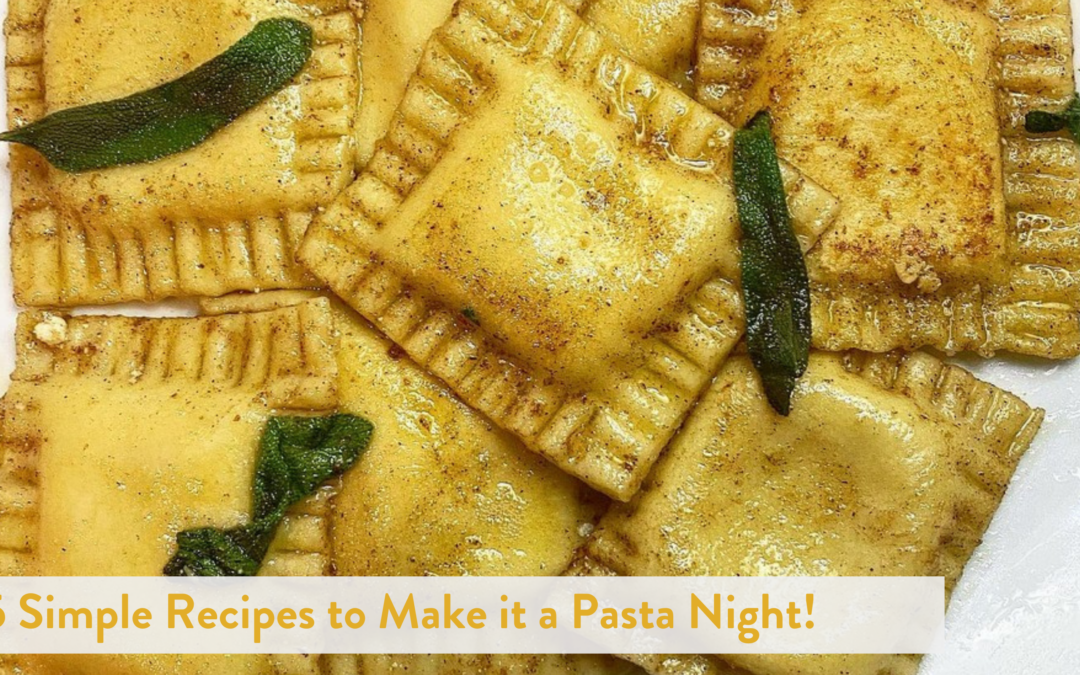 5 Simple Recipes to Make it a Pasta Night!