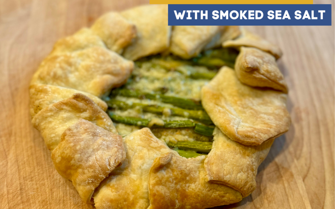 Asparagus and Gruyere Galette with Smoked Sea Salt